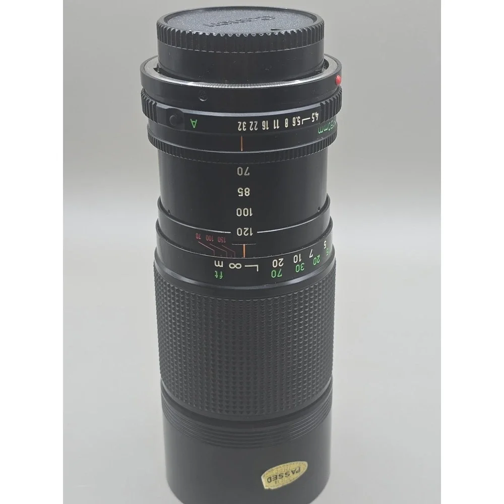 Canon  FD 70-150mm f/4.5 FDn MF Telephoto Zoom Lens Tested Japan